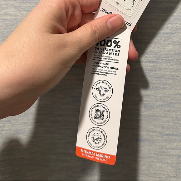 Smartwool Blue Thermal Merino Wool Base Layer Long Sleeve Top - Picture 4 of 4